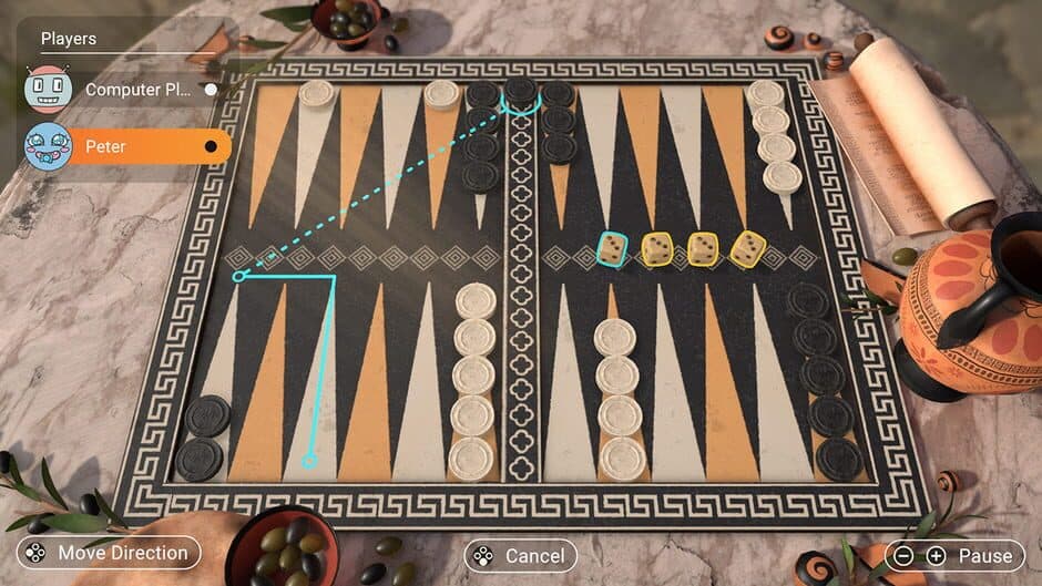 Скриншот 2 из 3in1 Game Collection: Backgammon + Checkers + Mills