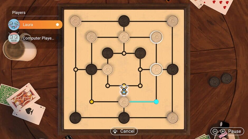 Скриншот 5 из 3in1 Game Collection: Backgammon + Checkers + Mills