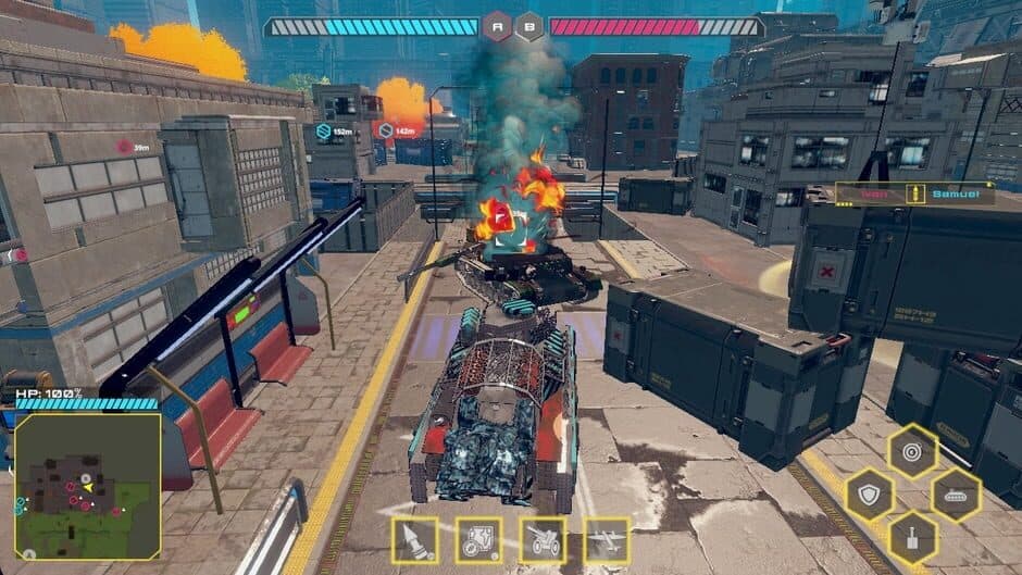 Скриншот 2 из Anime Tank Blitz: Warbound Legends