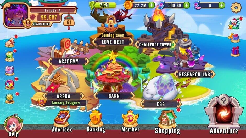 Скриншот 4 из Adorimon: Arena of Ancients