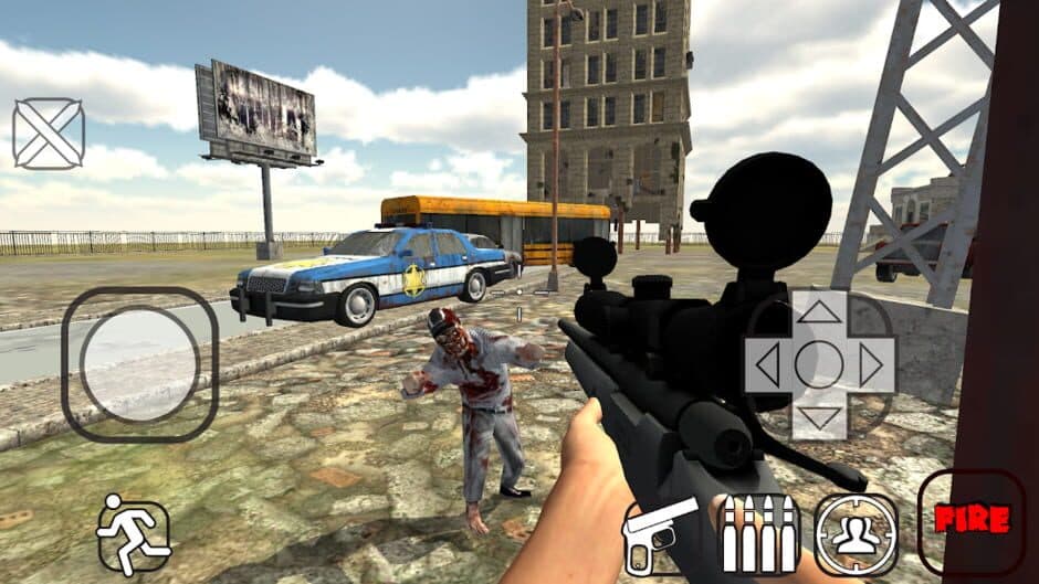 Скриншот 1 из Zombie Sniper Shooting 3D