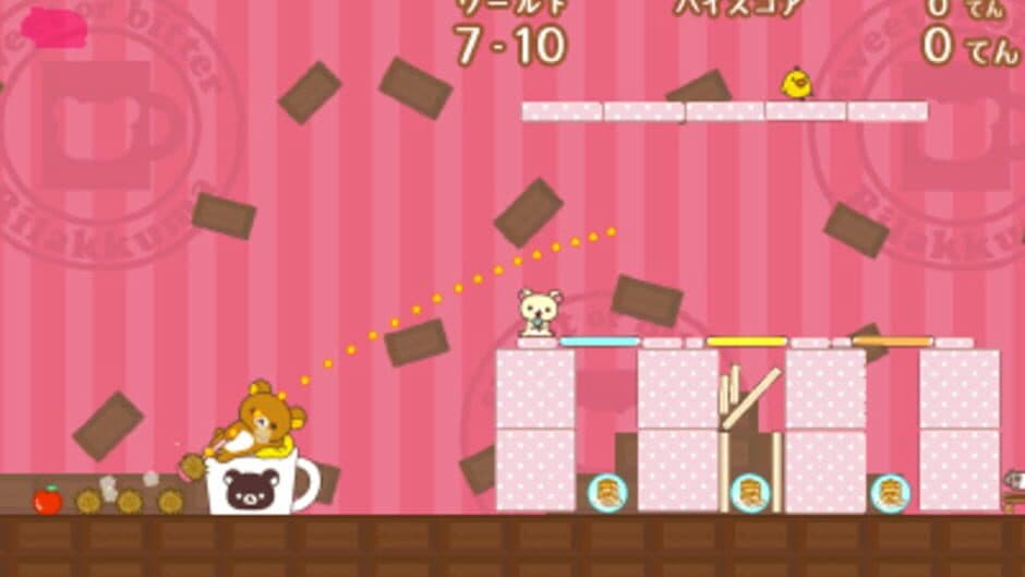 Скриншот 4 из Neratte! Tobashite! Rilakkuma GuraGura Sweets Tower