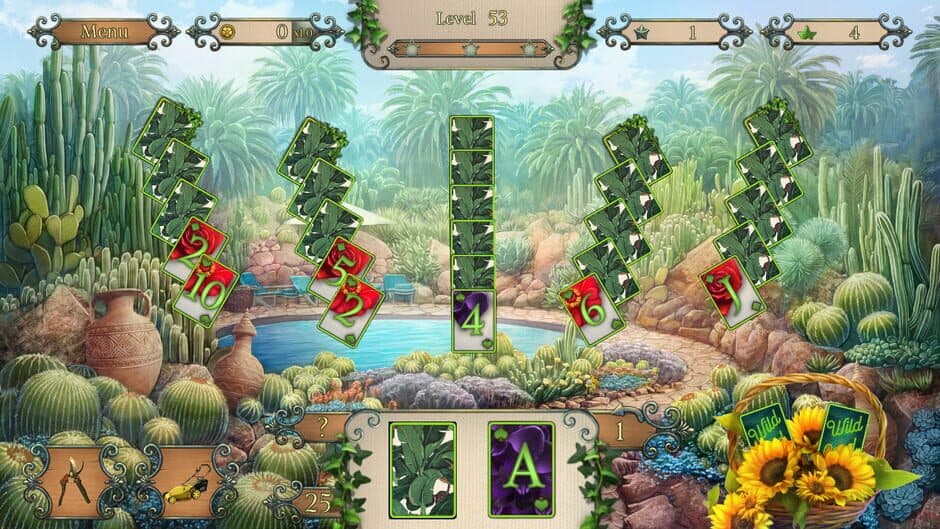 Скриншот 3 из Flowers Garden Solitaire