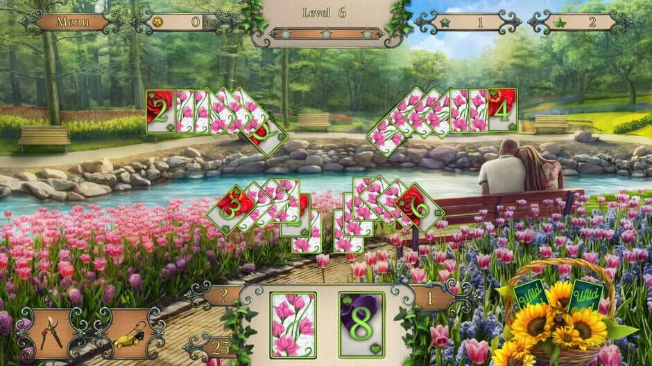 Скриншот 5 из Flowers Garden Solitaire