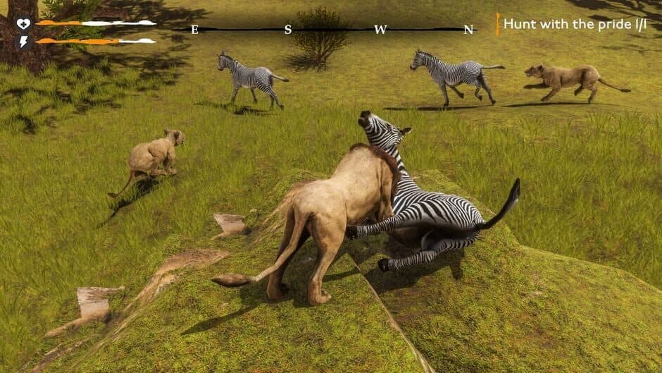Скриншот 4 из Lion Simulator Survival: RPG Animal Battle