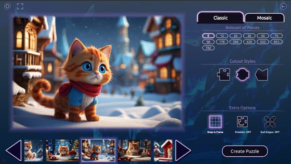 Скриншот 3 из Master of Pieces: Jigsaw Puzzles - Cat Family Christmas