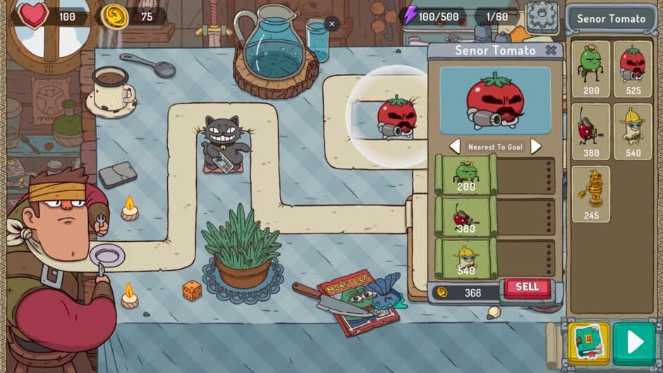 Скриншот 4 из Healthy Hero: Tower Defense