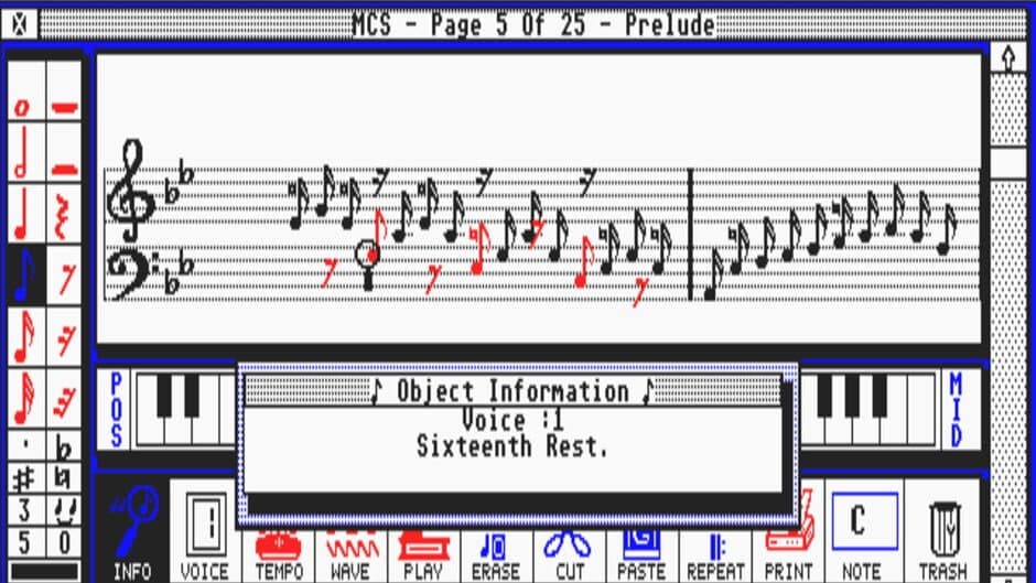 Скриншот 1 из Music Construction Set