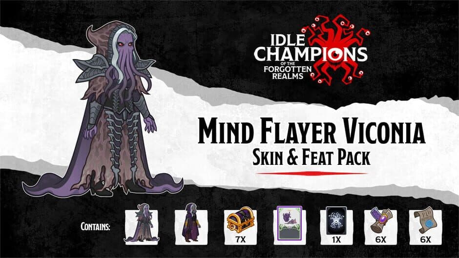 Скриншот 1 из Idle Champions: Mind Flayer Viconia Skin & Feat Pack