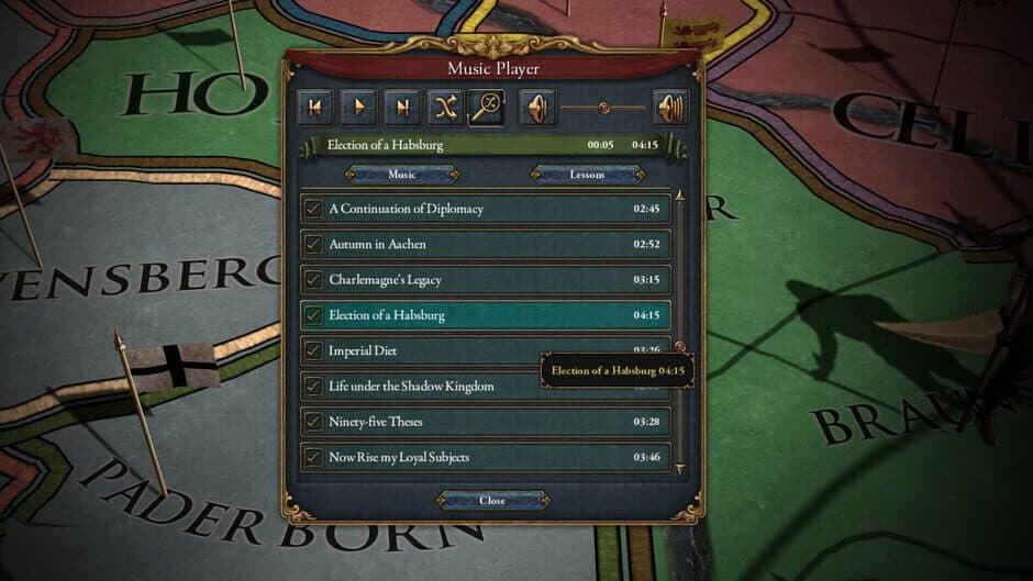 Скриншот 1 из Europa Universalis IV: Utopia Holy Roman Empire Music Pack