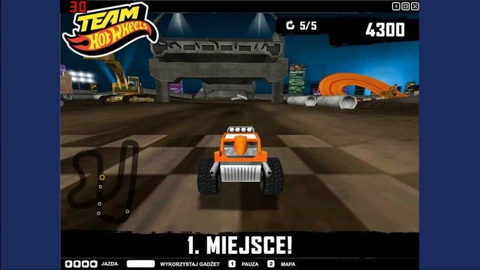 Скриншот 1 из Team Hot Wheels: Night Racer - Rubble Ruckus