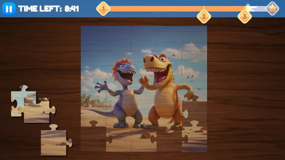 Скриншот 2 из Jigsaw Dinosaurs