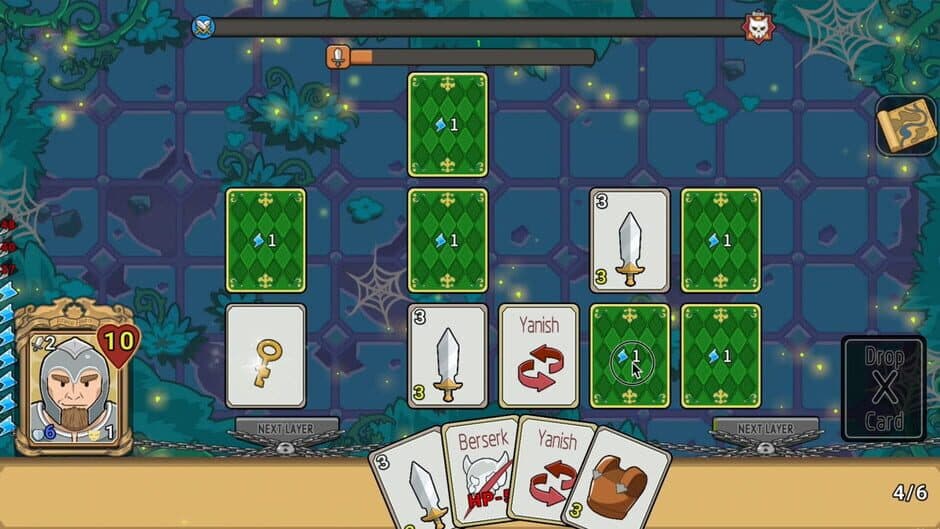Скриншот 2 из Brave Hero: Puzzle Dungeon Card