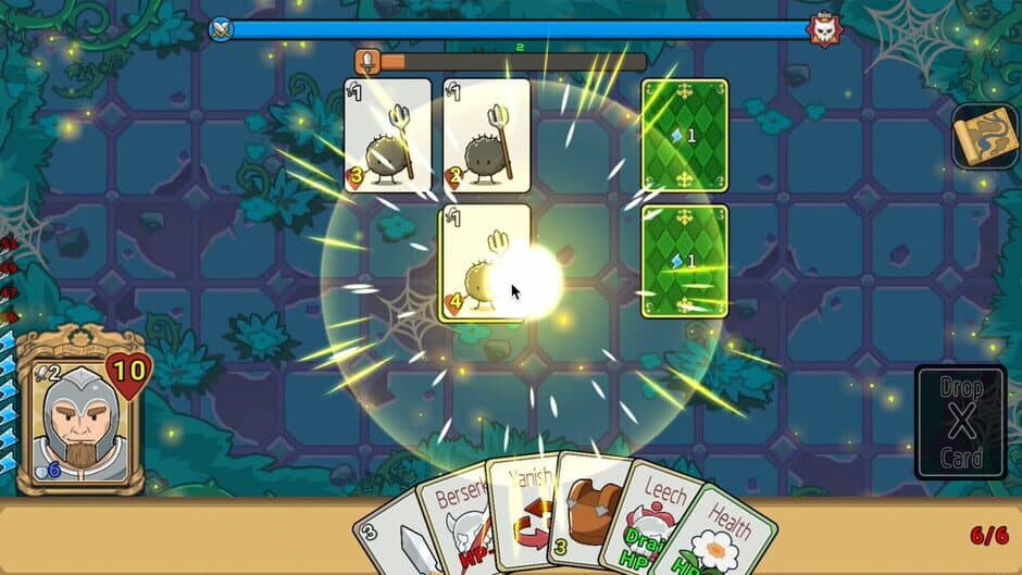 Скриншот 1 из Brave Hero: Puzzle Dungeon Card