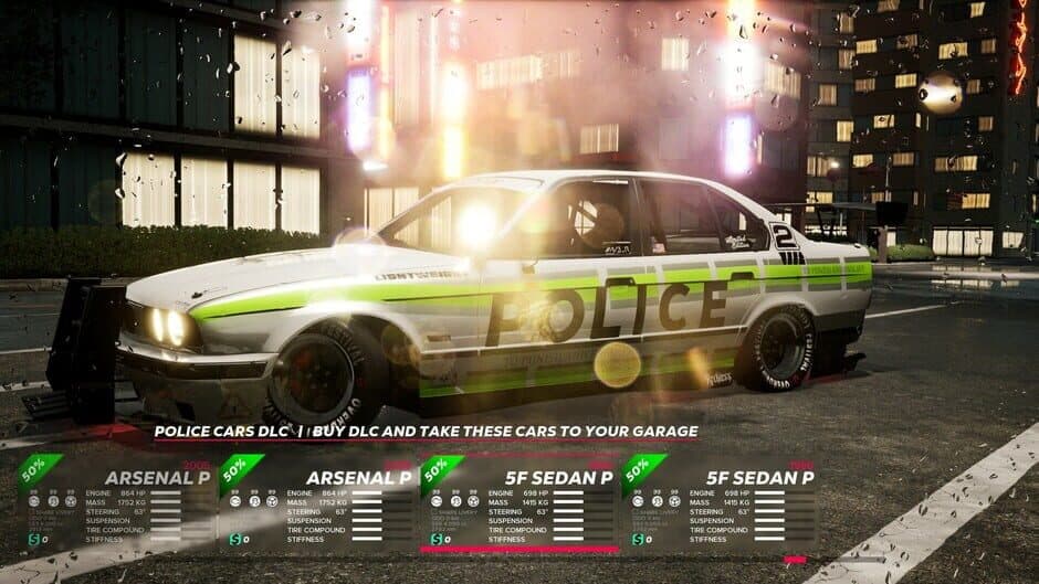 Скриншот 2 из OverDrift Festival: Police Cars Pack