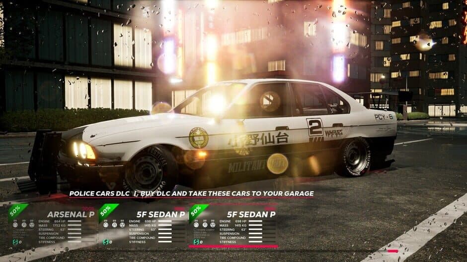 Скриншот 3 из OverDrift Festival: Police Cars Pack