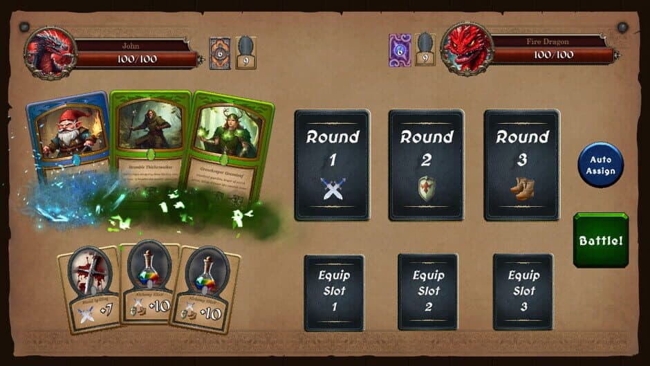 Скриншот 2 из Dragon Fate: Cards and Minigames
