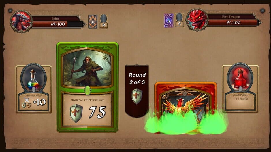 Скриншот 1 из Dragon Fate: Cards and Minigames