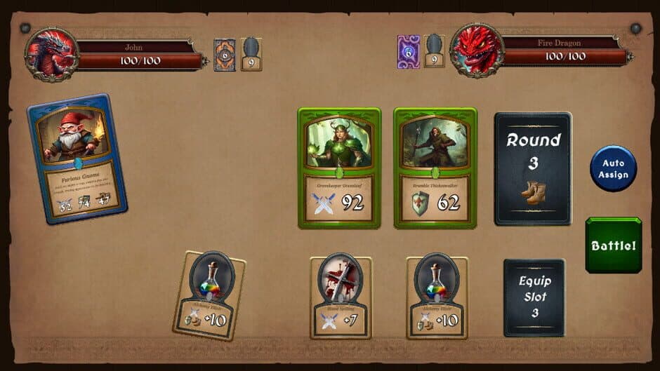 Скриншот 4 из Dragon Fate: Cards and Minigames