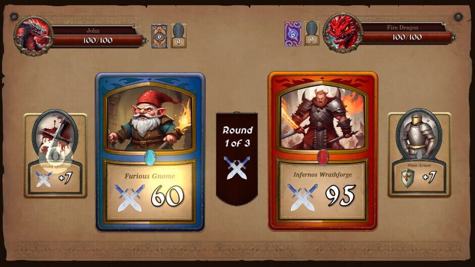 Скриншот 5 из Dragon Fate: Cards and Minigames