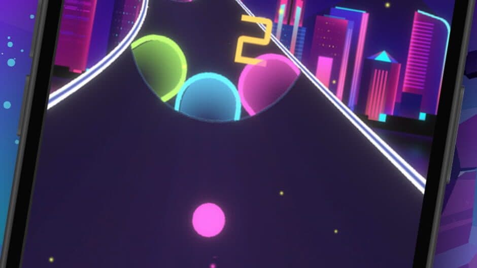 Скриншот 4 из Colored Ball: Speedball Rush