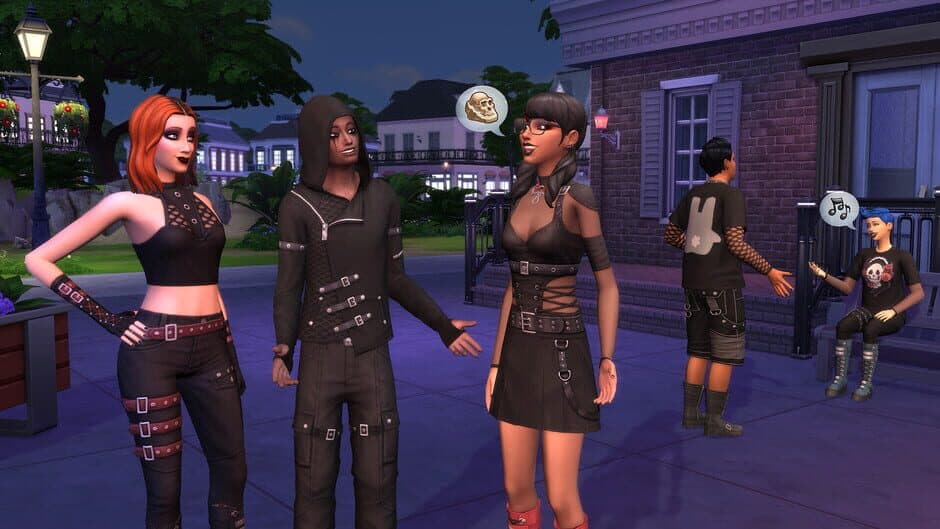 Скриншот 2 из The Sims 4: Goth Galore Kit