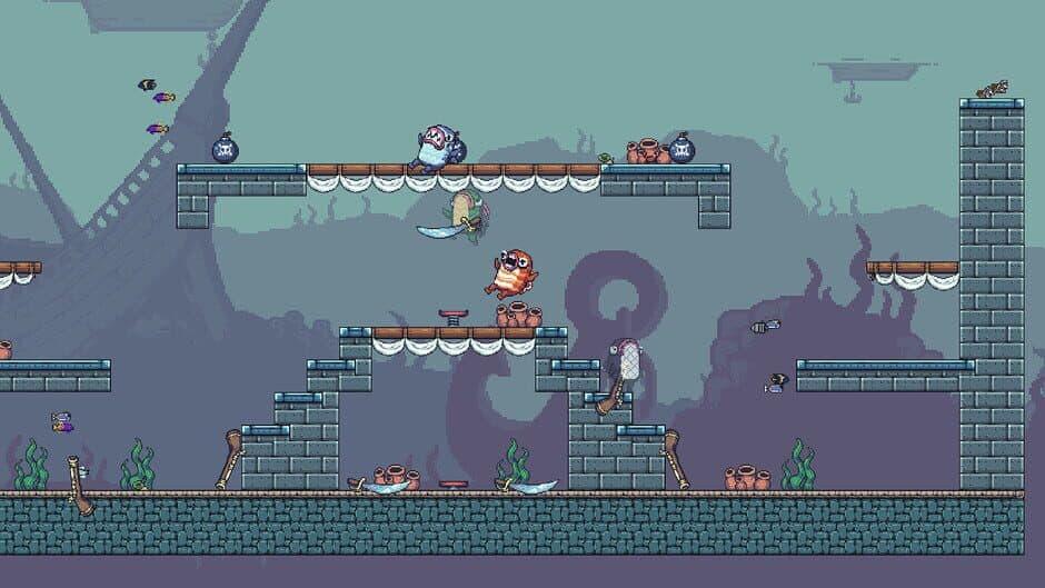Скриншот 3 из Fish Folk: Jumpy