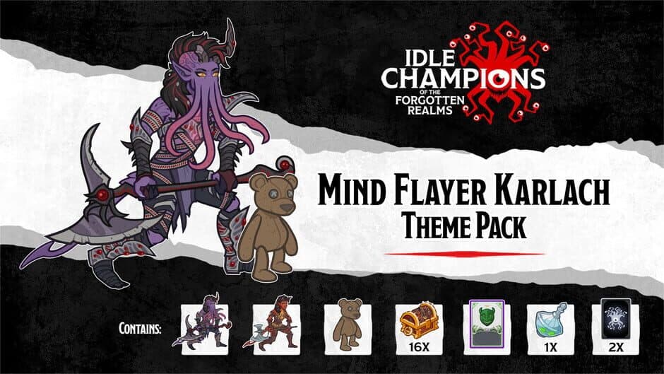 Скриншот 1 из Idle Champions: Mind Flayer Karlach Theme Pack