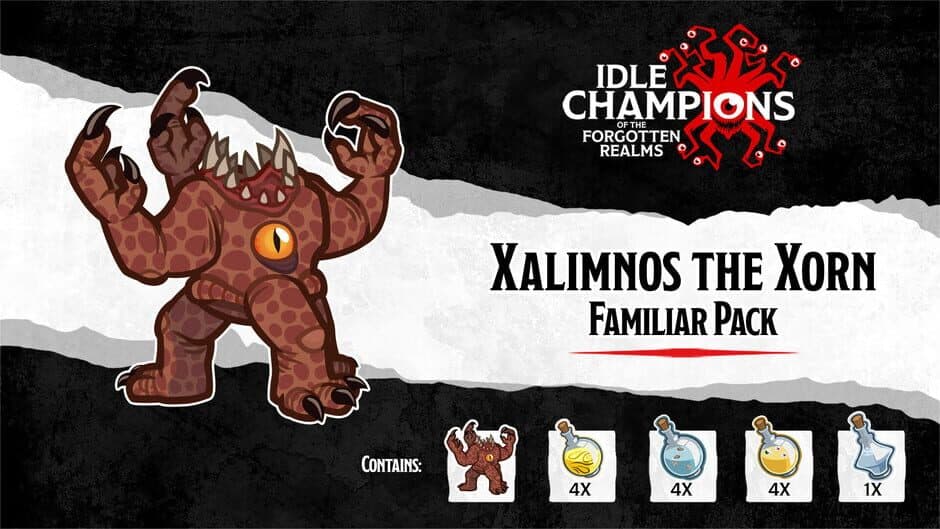 Скриншот 1 из Idle Champions: Xalimnos the Xorn Familiar Pack