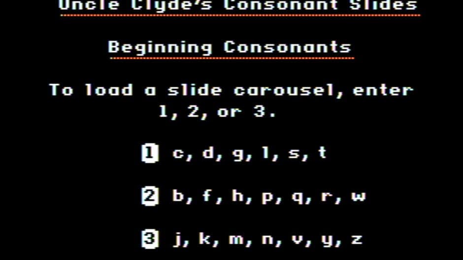 Скриншот 1 из Uncle Clyde's Consonant Slides