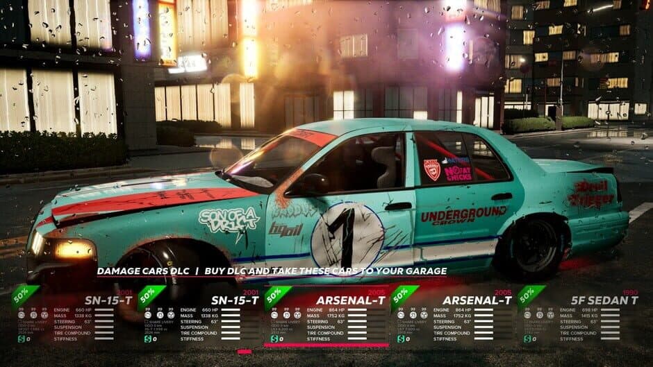 Скриншот 3 из OverDrift Festival: Damage Cars Pack