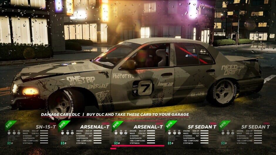 Скриншот 4 из OverDrift Festival: Damage Cars Pack