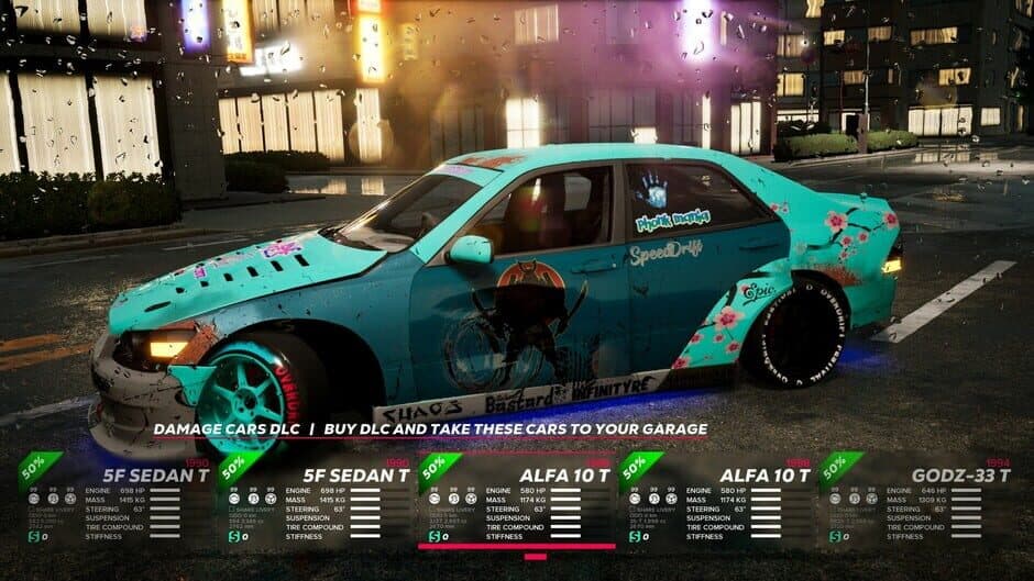 Скриншот 8 из OverDrift Festival: Damage Cars Pack