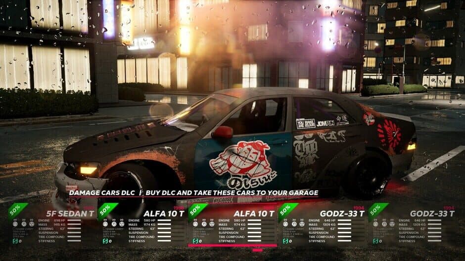Скриншот 6 из OverDrift Festival: Damage Cars Pack