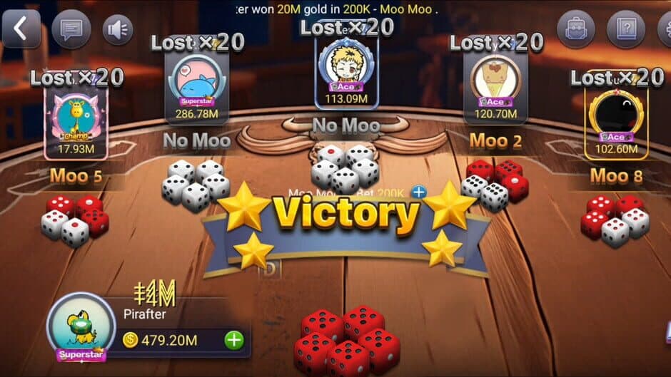 Скриншот 1 из Moo Moo: Liar's Dice