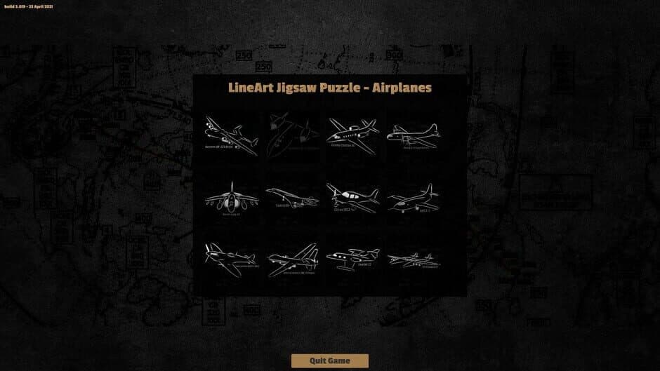 Скриншот 2 из LineArt Jigsaw Puzzle: Airplanes
