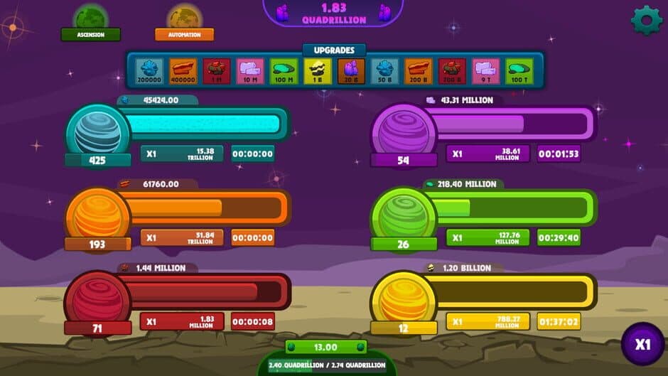 Скриншот 3 из Idle Planets