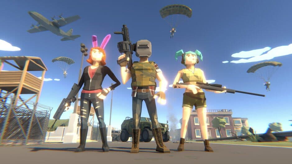 Скриншот 1 из Polygon Bit Battle Royale