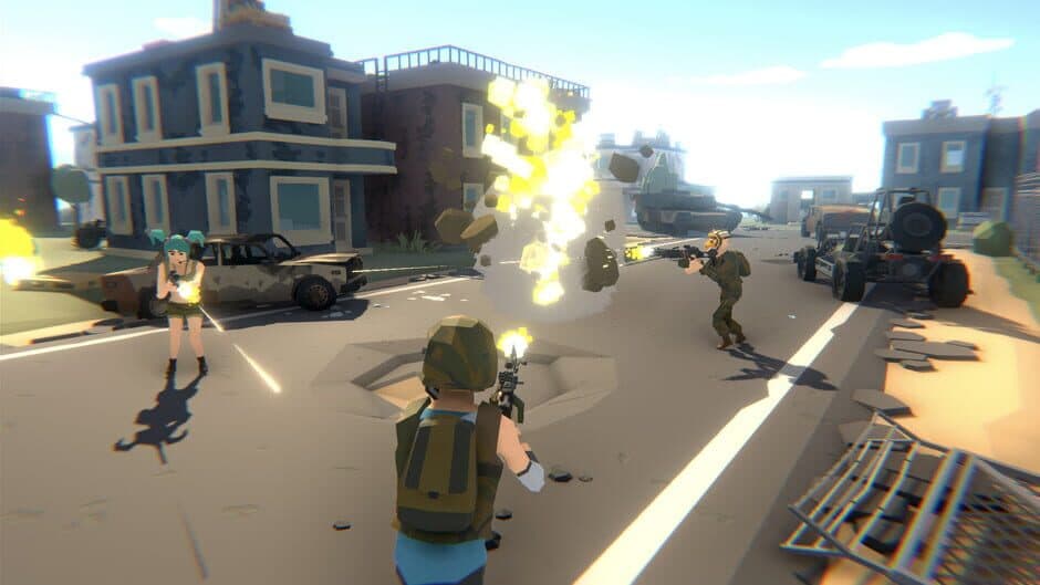 Скриншот 4 из Polygon Bit Battle Royale