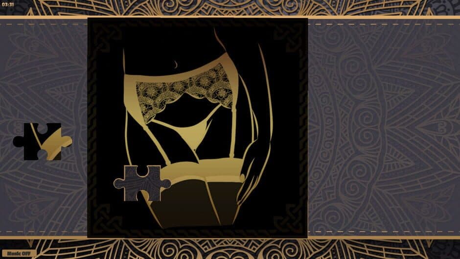 Скриншот 4 из LineArt Jigsaw Puzzle: Erotica 3