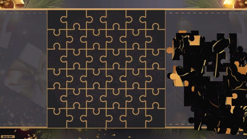 Скриншот 2 из LineArt Jigsaw Puzzle: Erotica Christmas