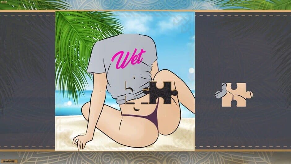 Скриншот 1 из LineArt Jigsaw Puzzle: Erotica Summer