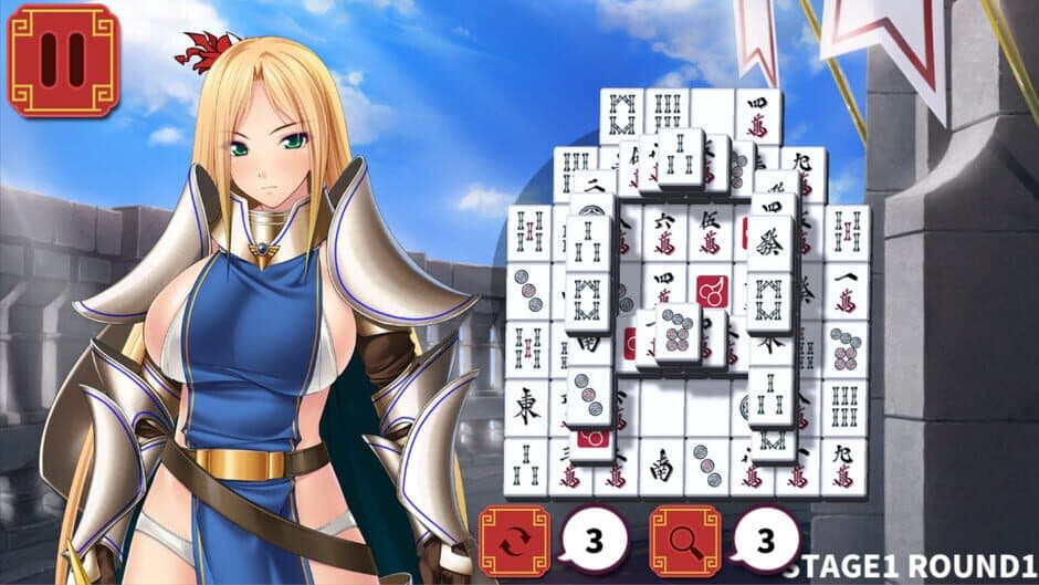 Скриншот 5 из Mahjong Strip Solitaire: Harem Guild