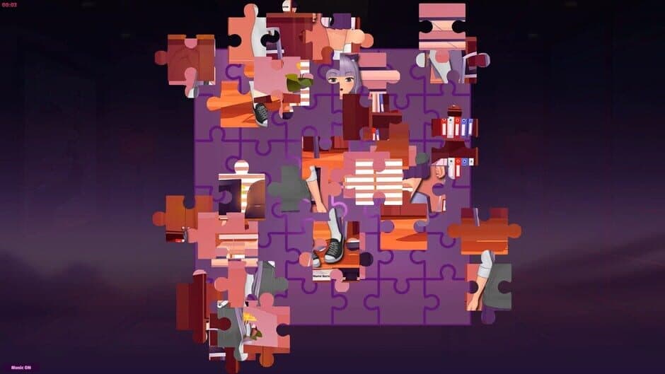 Скриншот 1 из Anime Jigsaw Girls: Office