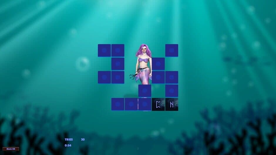 Скриншот 1 из Memory Puzzle: Mystery Mermaids