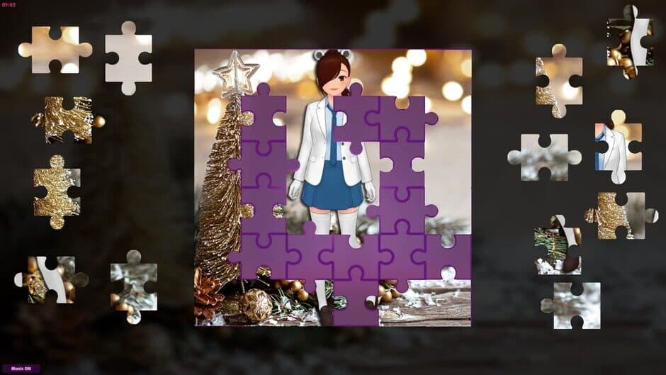 Скриншот 5 из Anime Jigsaw Girls: Christmas