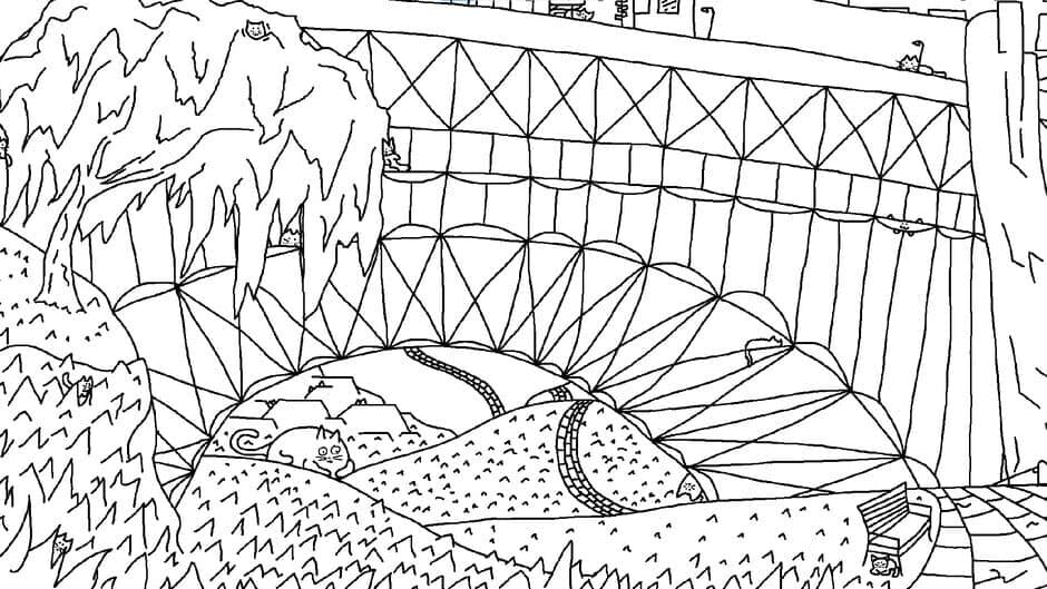 Скриншот 3 из Looking For Cats In a Badly Drawn City
