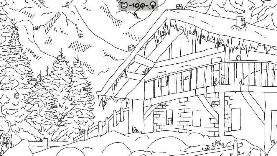 Скриншот 2 из Looking For Cats In a Badly Drawn Forest