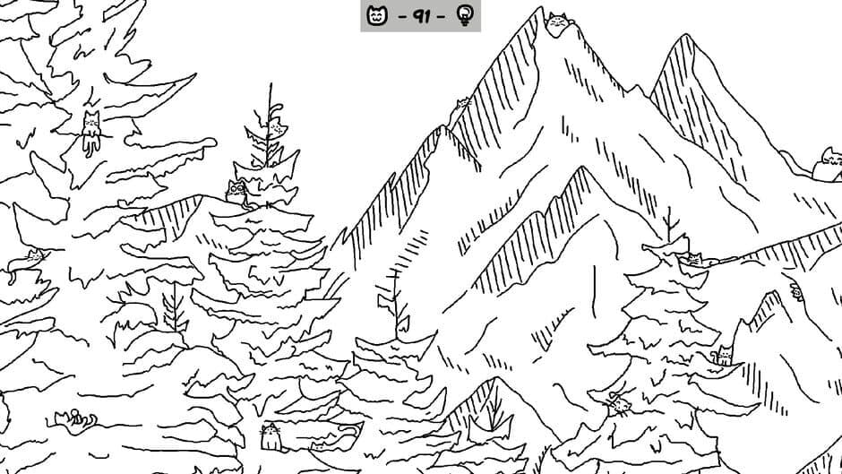 Скриншот 1 из Looking For Cats In a Badly Drawn Forest