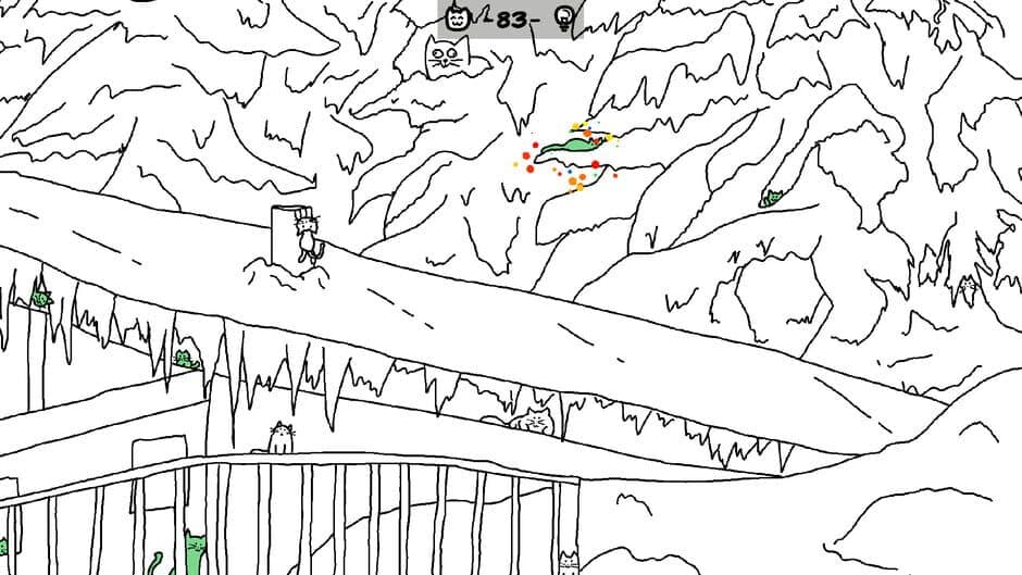 Скриншот 3 из Looking For Cats In a Badly Drawn Forest
